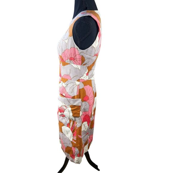 Boden 4L bloom through gloom retro 70’s shift dress Floral Spring Feminine - Picture 5 of 12